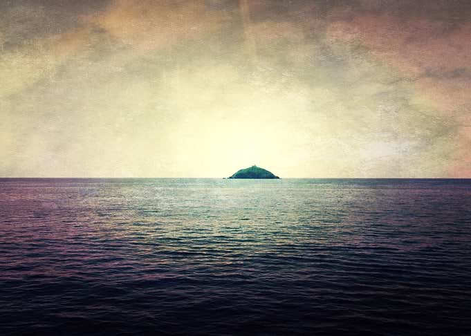 out to sea