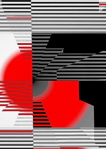 black and white meets red Version 4