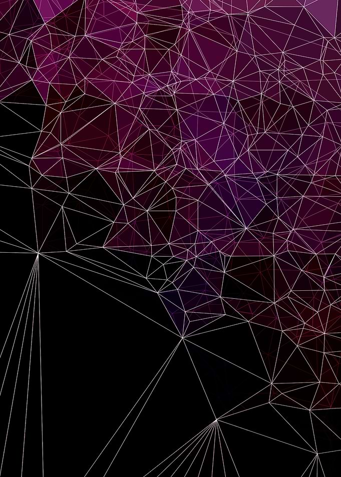 Poygons abstract purple and black