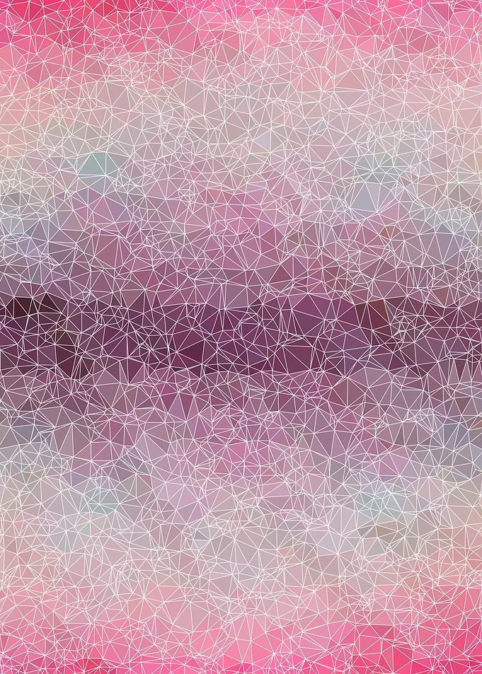 Polygons purple and pink