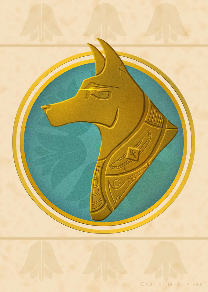 Anubis side portrait