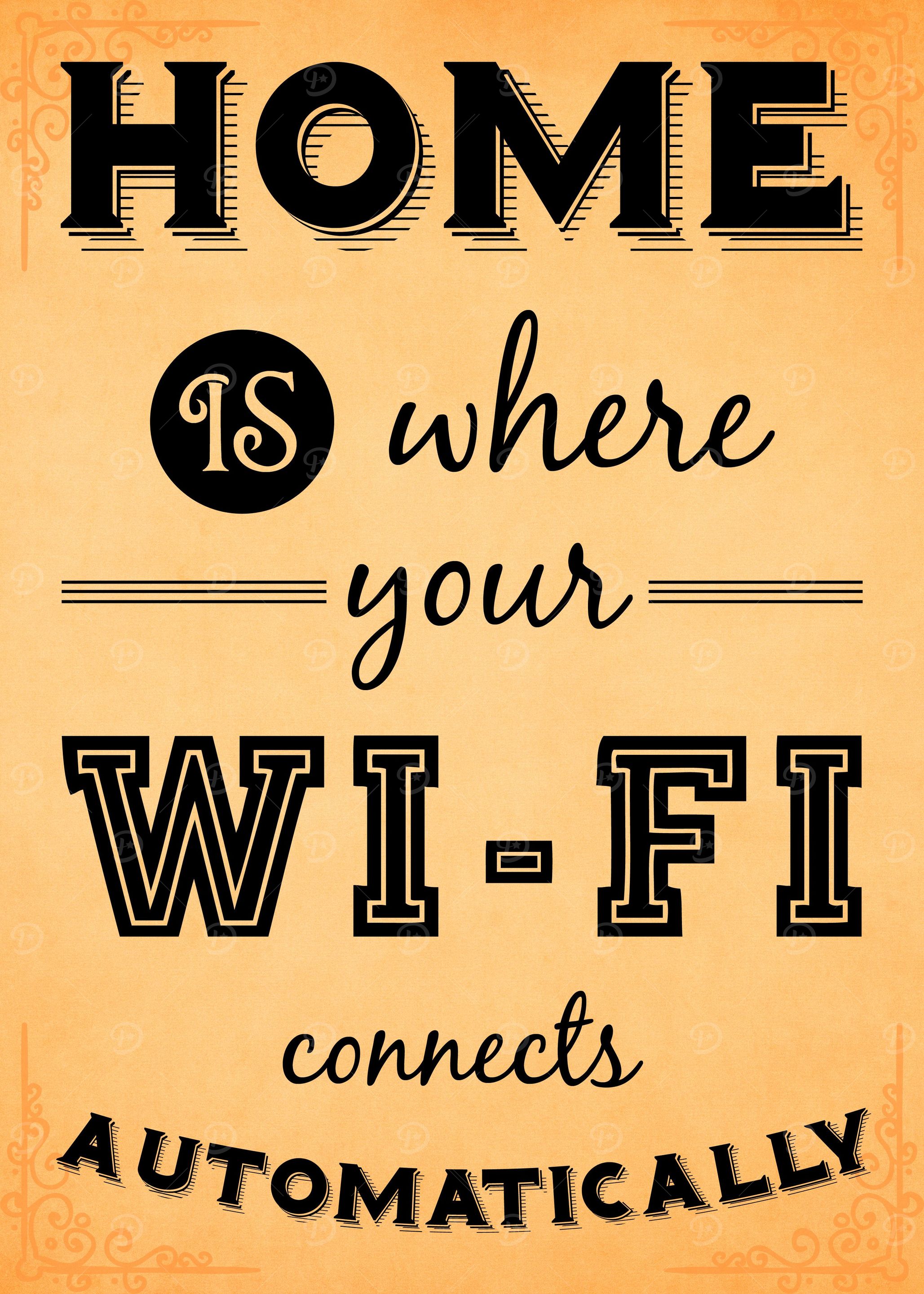 Home is where your WI-FI connects automatically