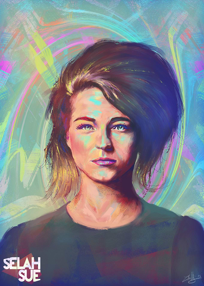 Here is a portrait i've painted as a tribute to the tal ...