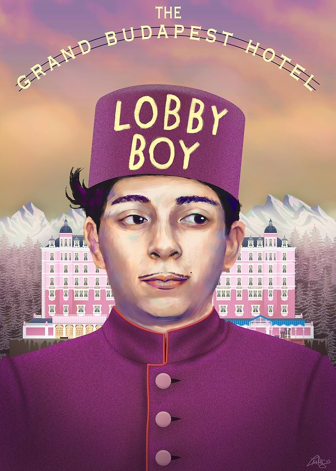 The Grand Budapest HotelThis poster is my graphic tribu ...