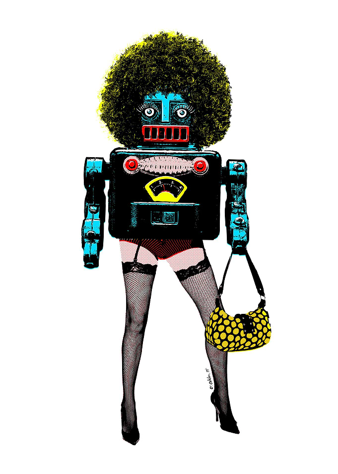This old robot is desperate for love!