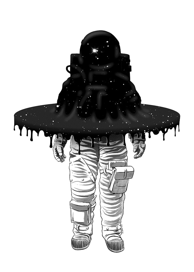 Through the black hole