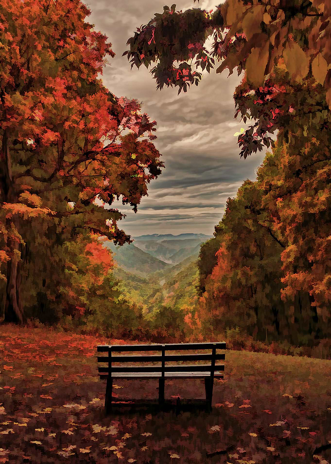 Morning Coffee Bench