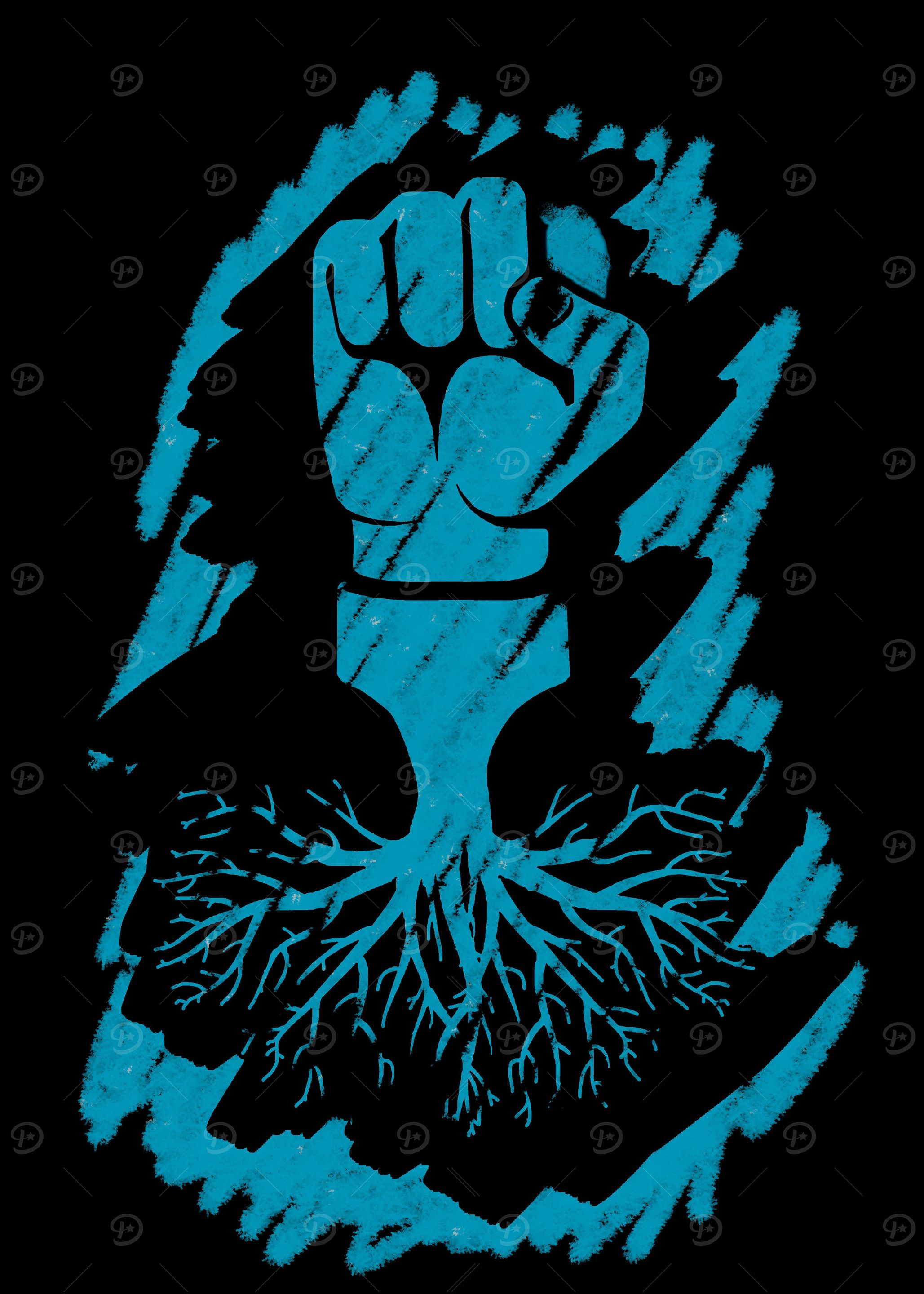 Blue Fist o' Nature