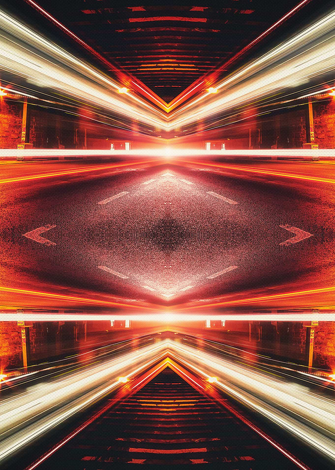 Street Night Light XTFORCE-TB Super colorful abstract ...