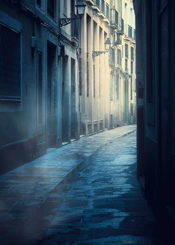 Mystery around a corner