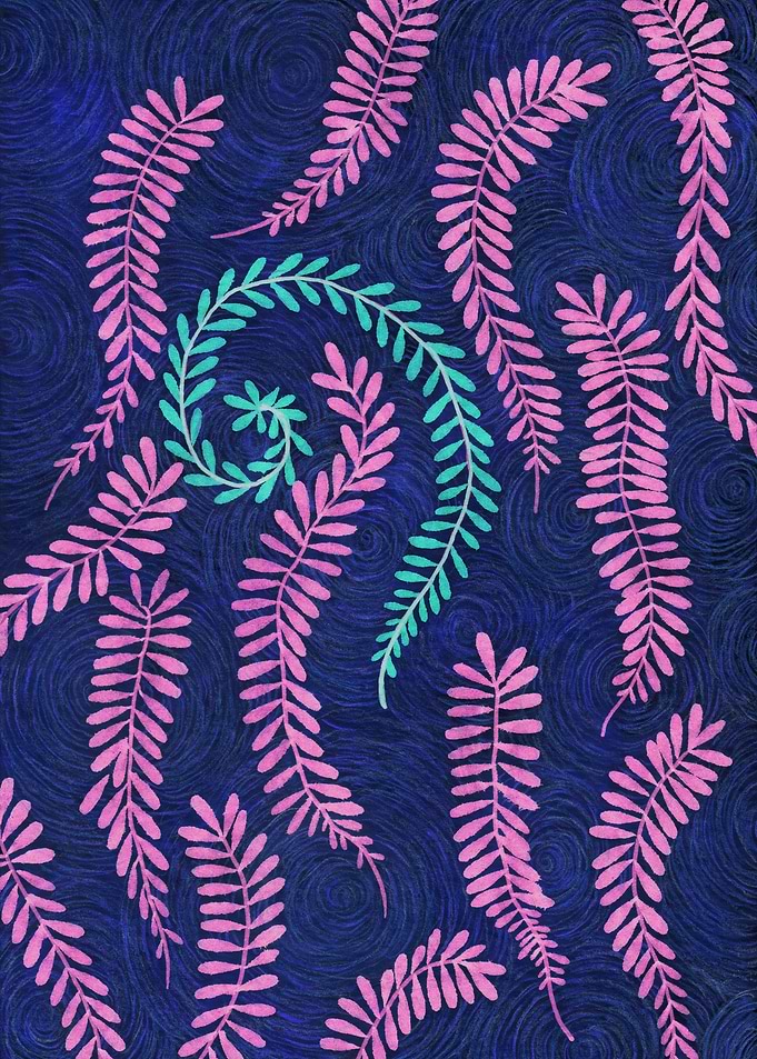 Pink Leaves