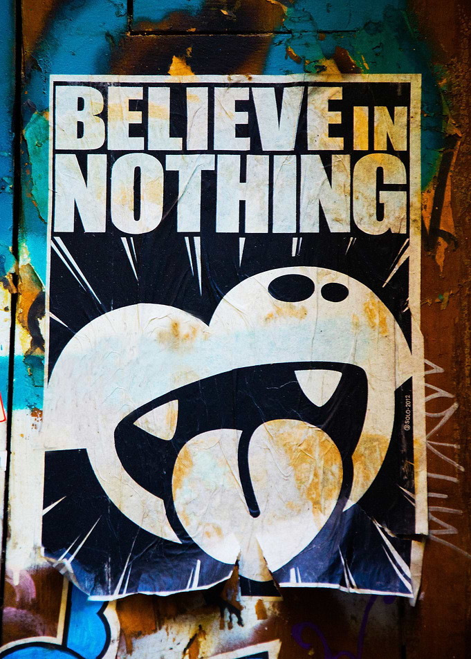 Street art of Barcelona city - Color photograph