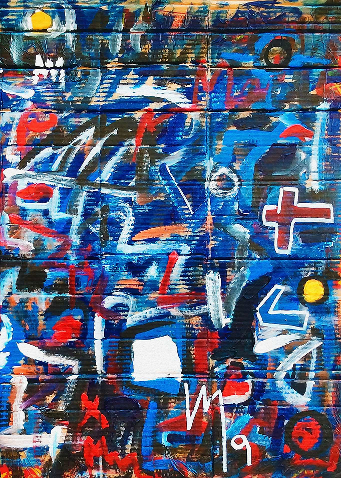 Blue Cardboard