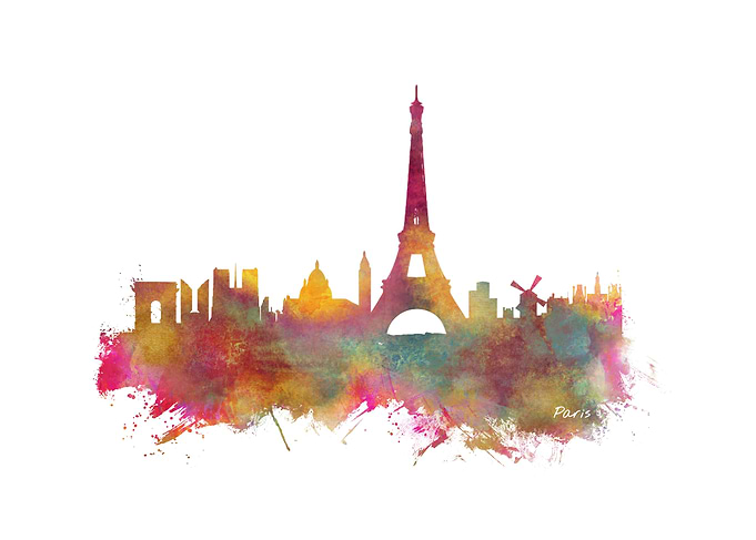 Paris skyline