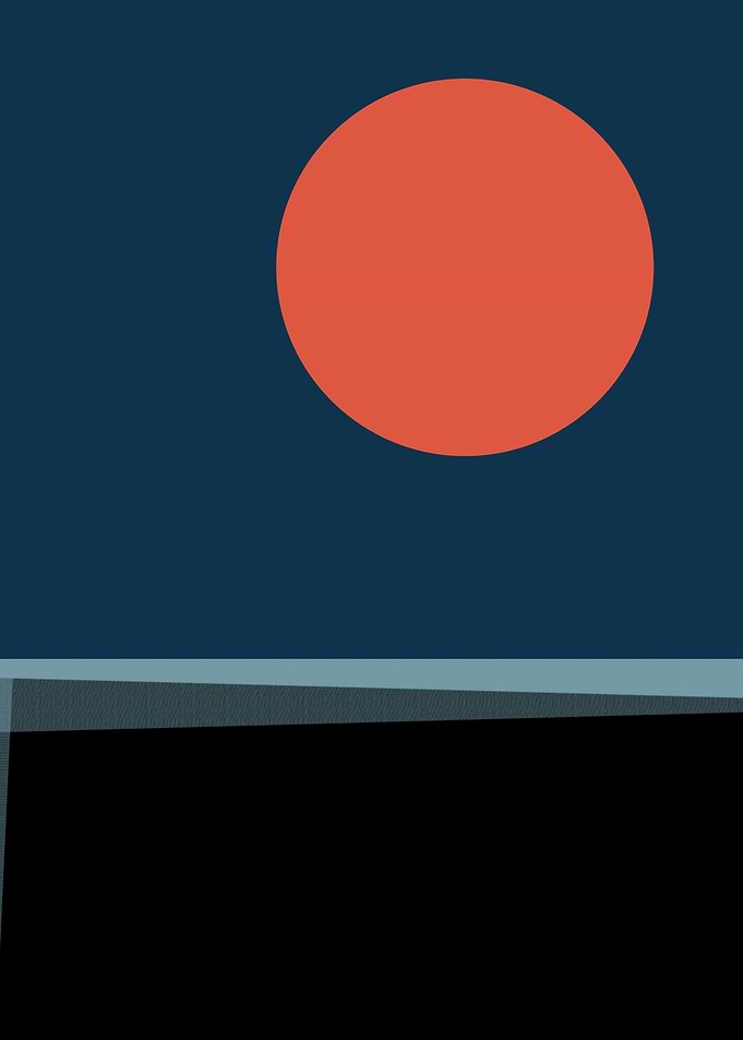 Supermoon over the Sea