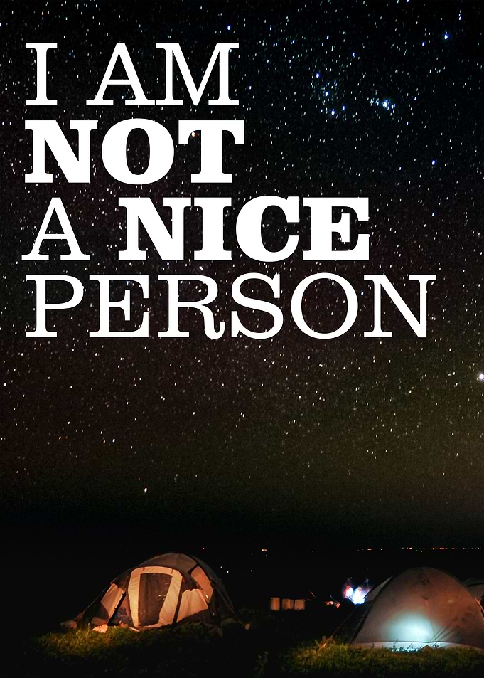 I am not a nice person