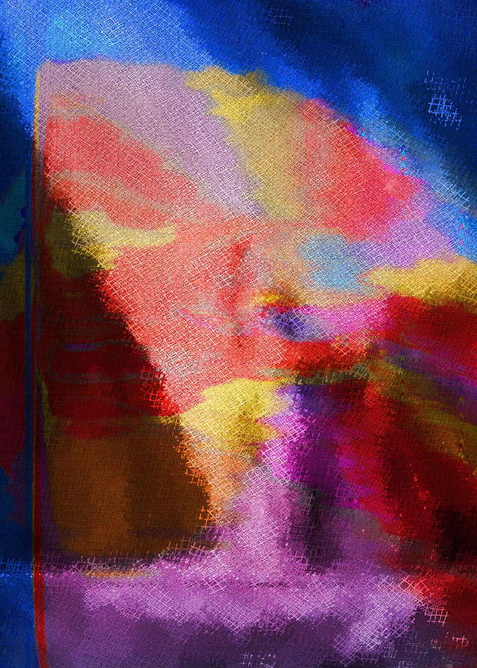 colored rock