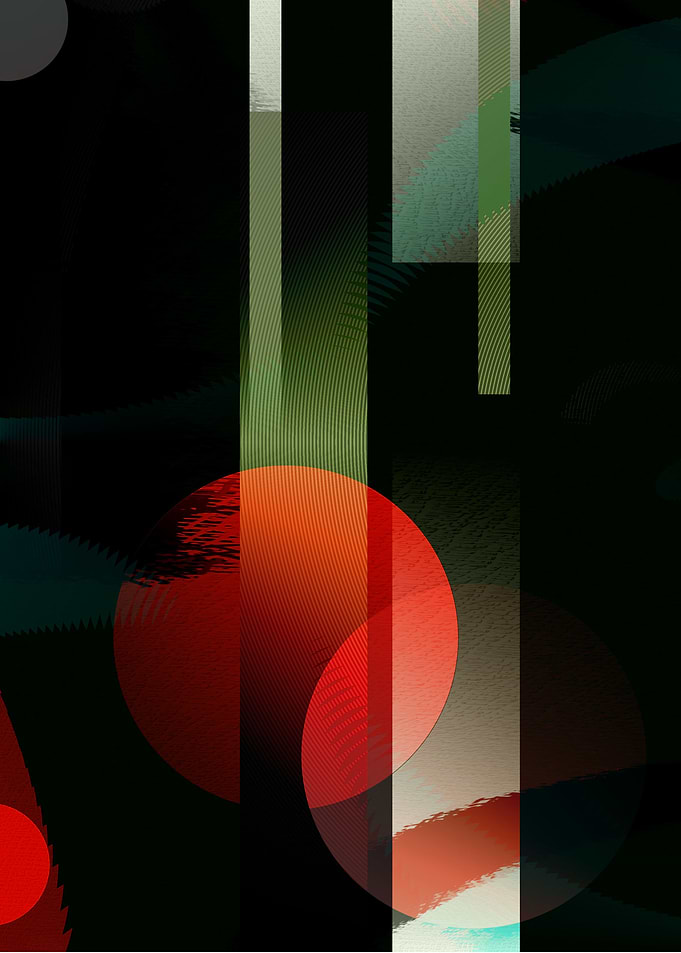 cut of multicolored abstract no. 62