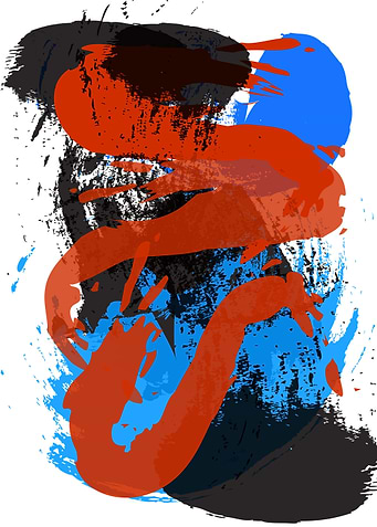 Abstract 3010 - Digital abstract using lines, shapes an ...