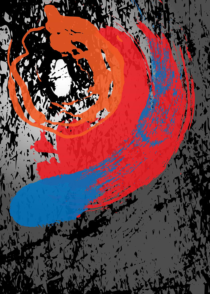 Abstract 3012 - Digital abstract using shapes and gradi ...