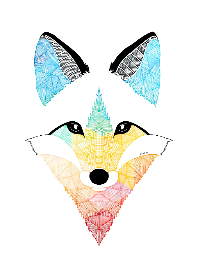 Multicolor Fox
