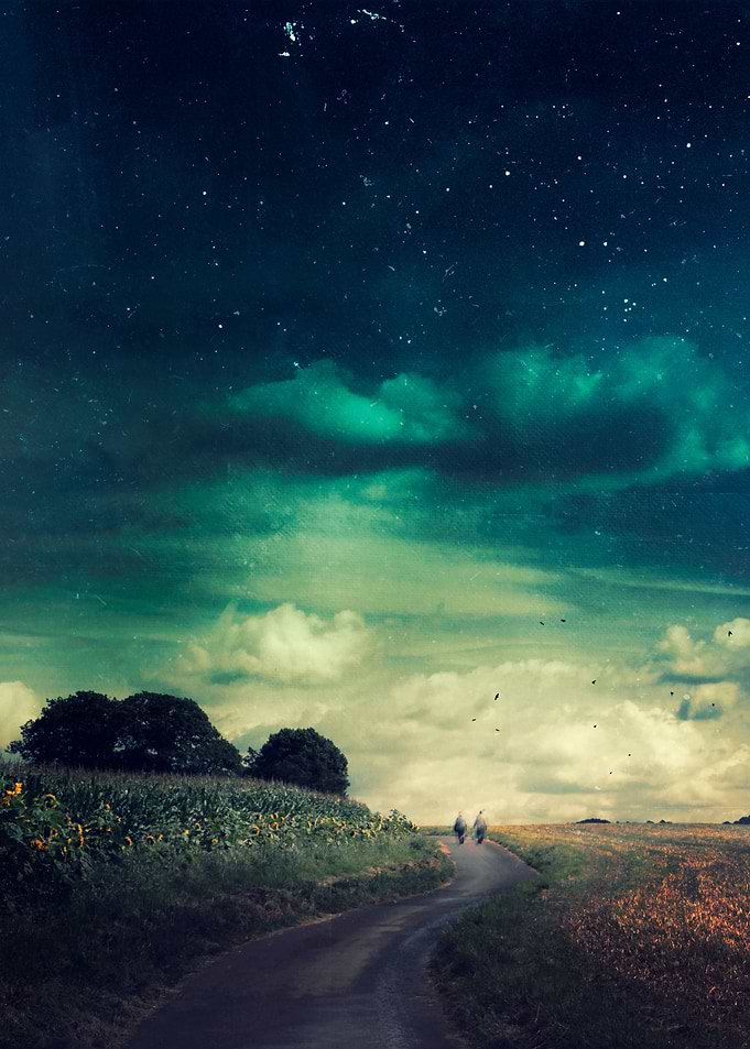 A shared daydream - manipulated photograph