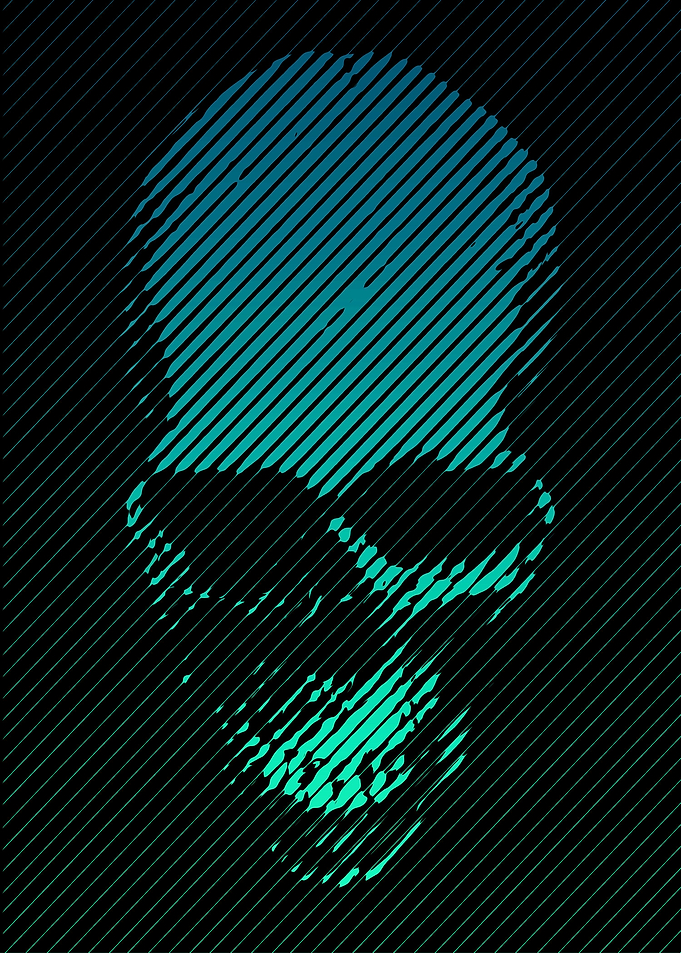 Skull in The Darkness
