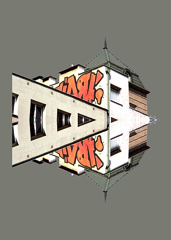 Title: URBAN-1B-Surreal. Photography of buildings in th ...