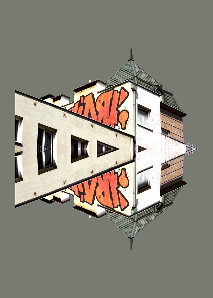 Title: URBAN-1B-Surreal. Photography of buildings in th ...
