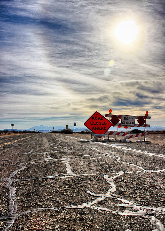 Road Closed at Route 66