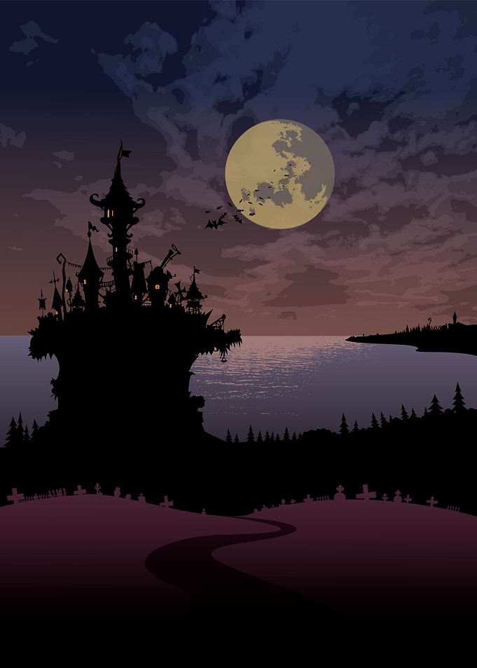 Halloween castle
