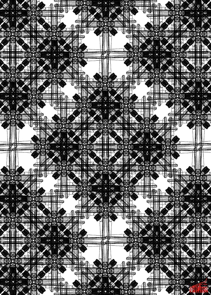 Diamond Shotgun (Abstract-pattern created from an illus ...