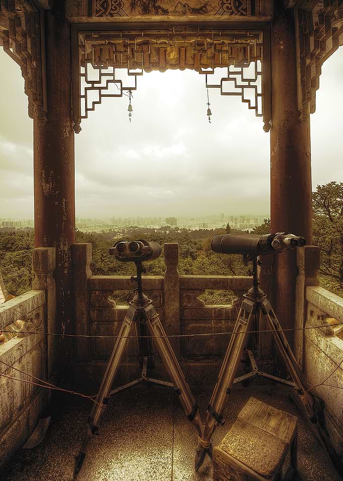 The Lookout - View of Kunming, provincial capital of Yu ...