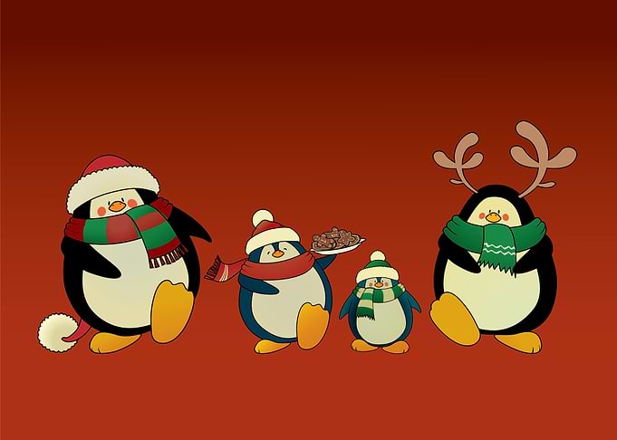 Penguin family