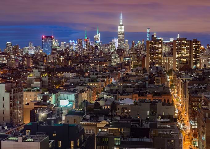 Midtown Manhattan from Dow
