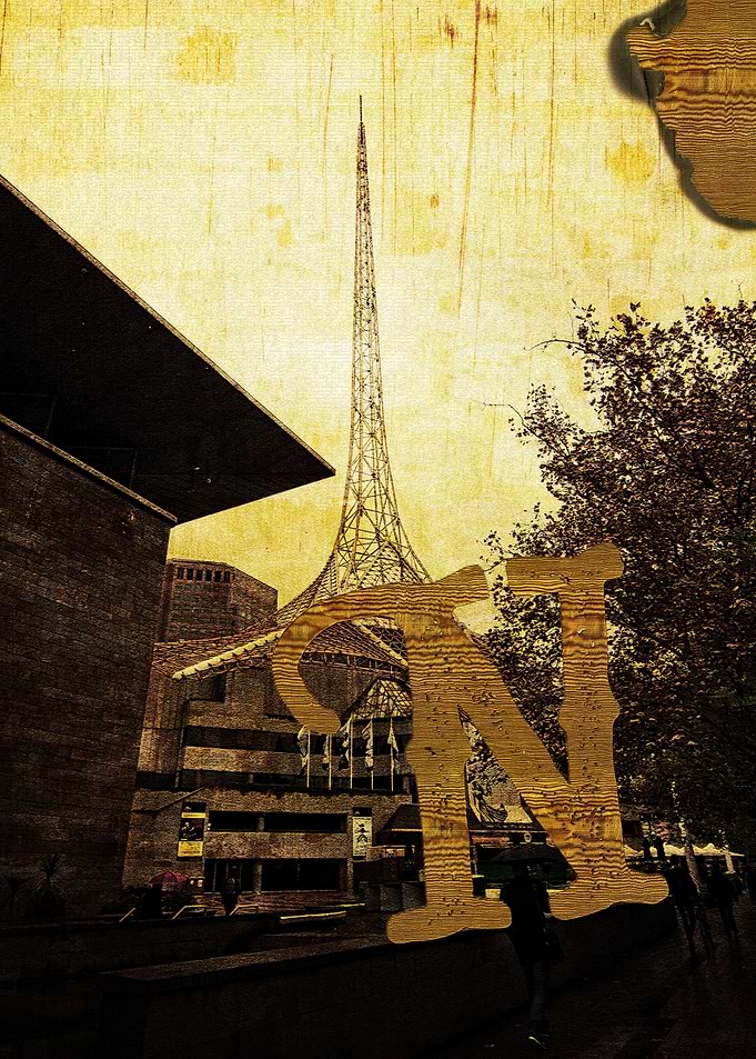 Grungy Melbourne Australia Alphabet Series - Letter 'N' ...