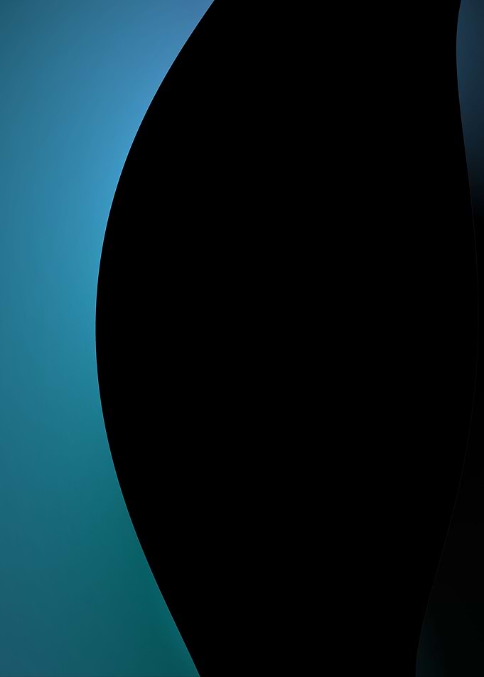 Blue and black abstract design