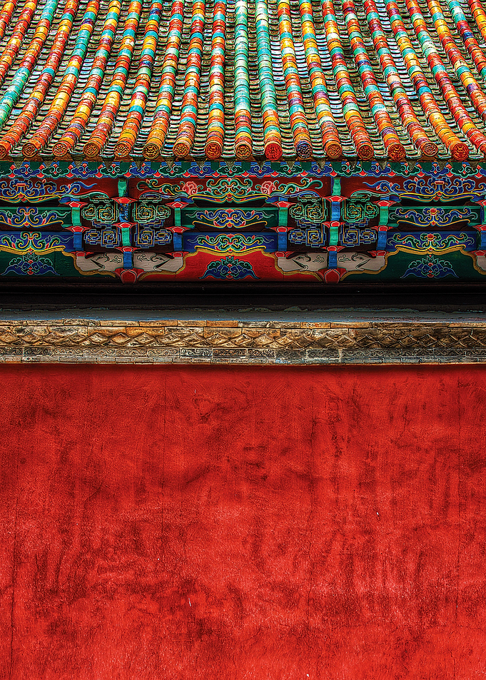 Chinese Temple Abstract