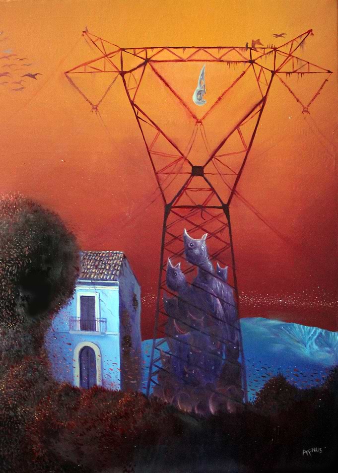 Alessandro Fantini - Meria (The gated whispers) oil on ...