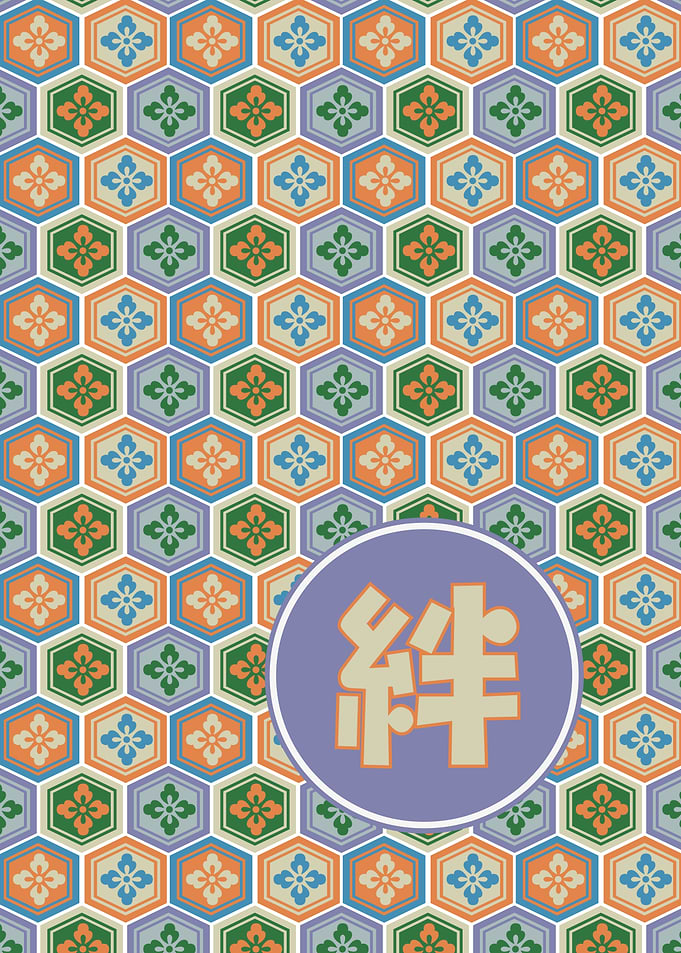 Japanese Tortoiseshell Honeycomb Kizuna Ties That Bind ...