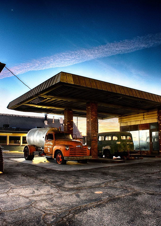 Abandoned gas station @ Route 66