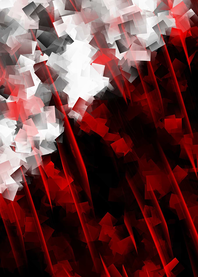black and white meets red Version 6