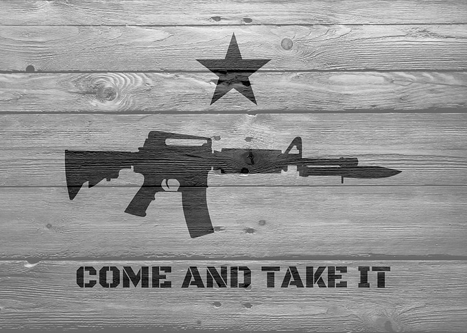 'Come and take it' is an American patriotic slogan used ...