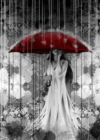 'Rain On'. A mixed media painting, enjoy and cheers!