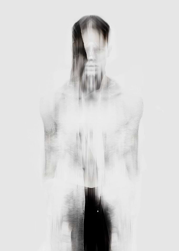 'Fear' - Mixed Media from my Melancholy collection