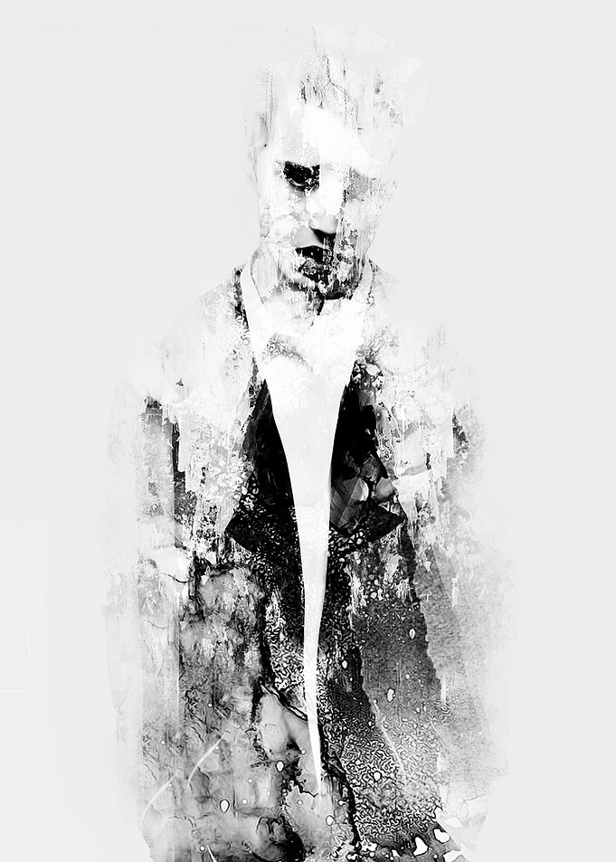'Feelings' - Mixed Media from my Melancholy collection ...