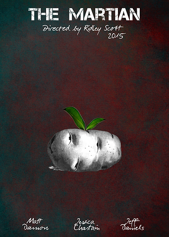 The Martian by Ridley Scott - film poster