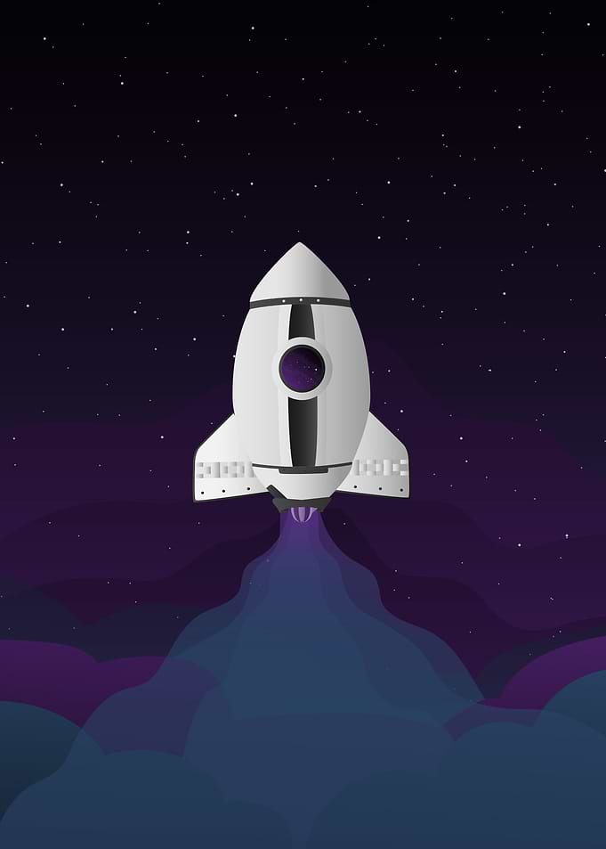 StartUp space rocket to decorate your boy's room!