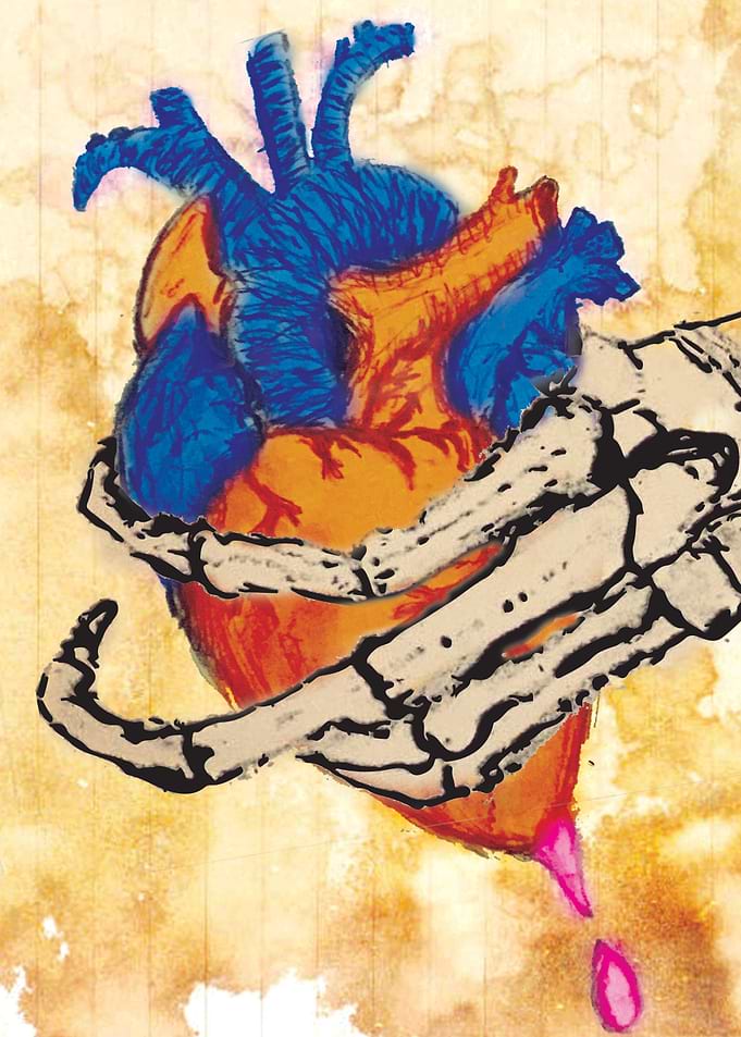 Here, take this, I pulled out my heart for you. Poster ...
