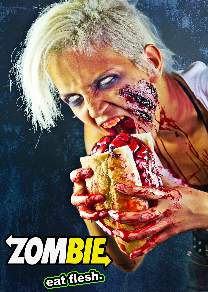 Have a nice Brain Sandwich in this Zombie Spoof on Sand ...